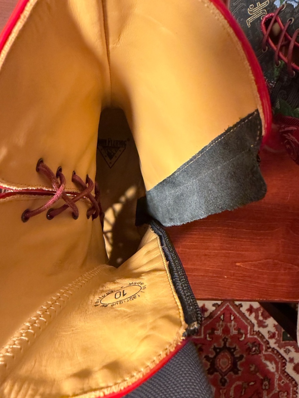 Fluevog Enneagram Spontaneous side lace boot - Picture 8 of 10